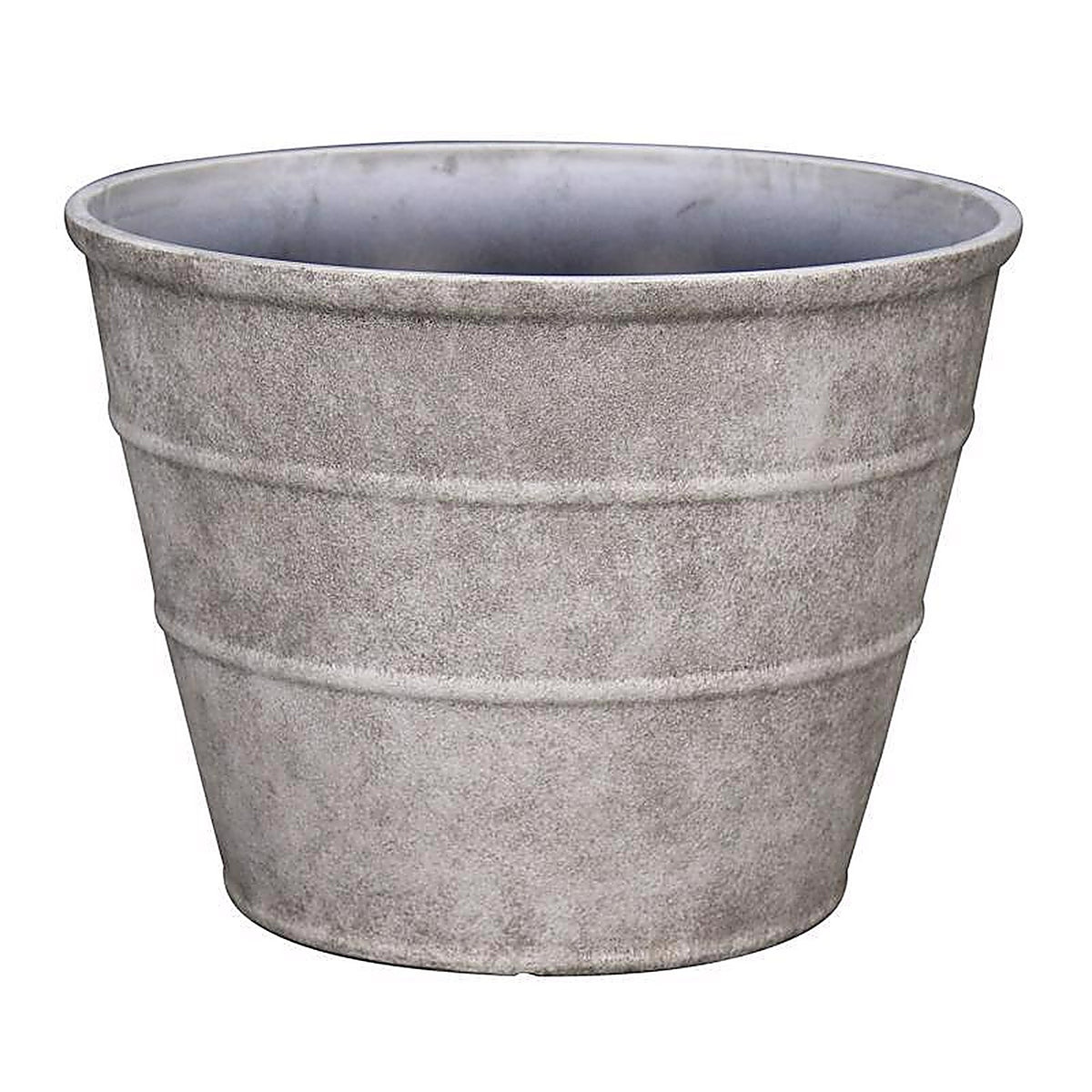 L&G Solutions - PVF5116TSI - L&g 12 In. H X 16 In. D Polyresin Hamilton Planter Stone