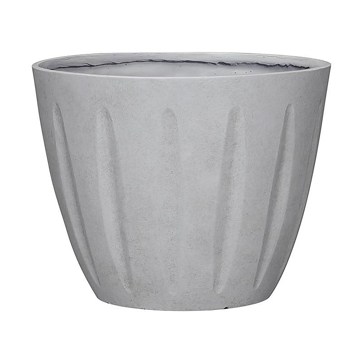 L&G Solutions - PVI8012TWI - L&g 10 In. H X 12 In. D Polyresin Spritzer Planter Stone
