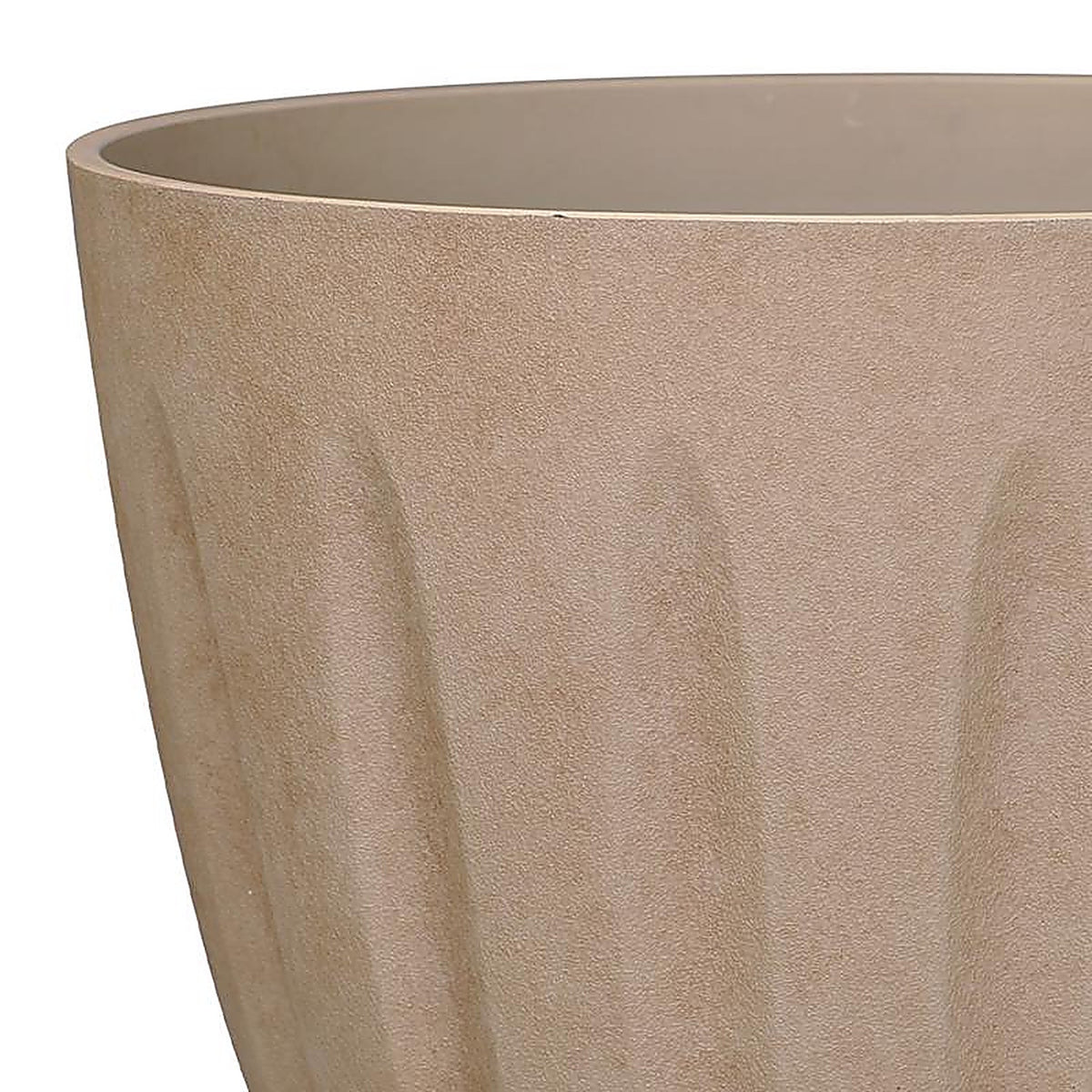 L&G Solutions - PVI8012TTI - L&g 10 In. H X 12 In. W X 12 In. D X 12 In. D Polyresin Spritzer Planter Terracotta