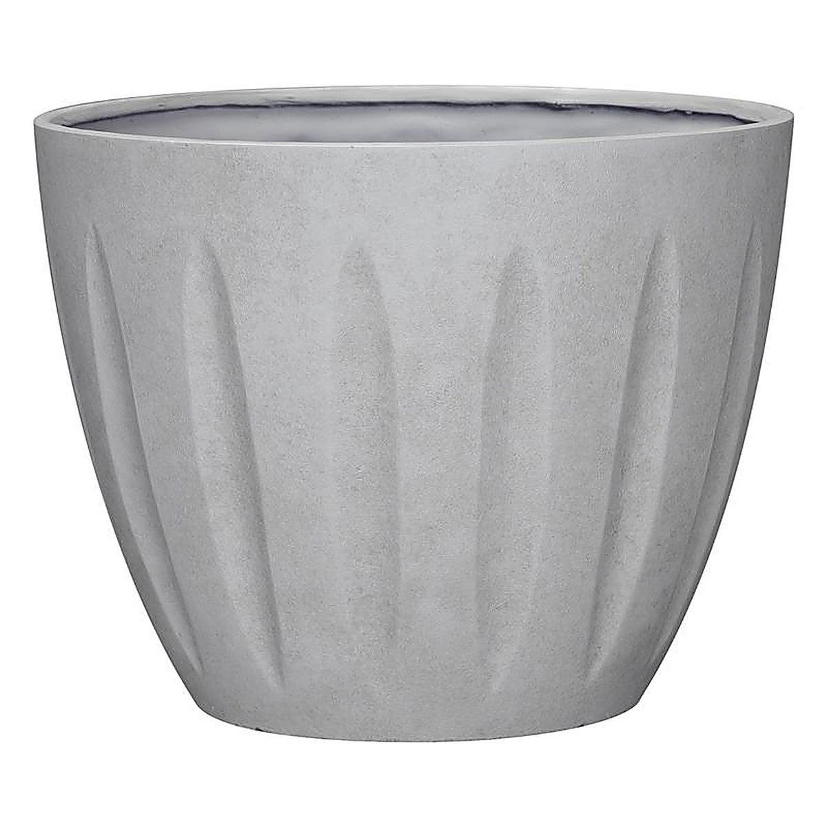 L&G Solutions - PVI8016TWI - L&g 13 In. H X 16 In. D Polyresin Spritzer Planter Stone