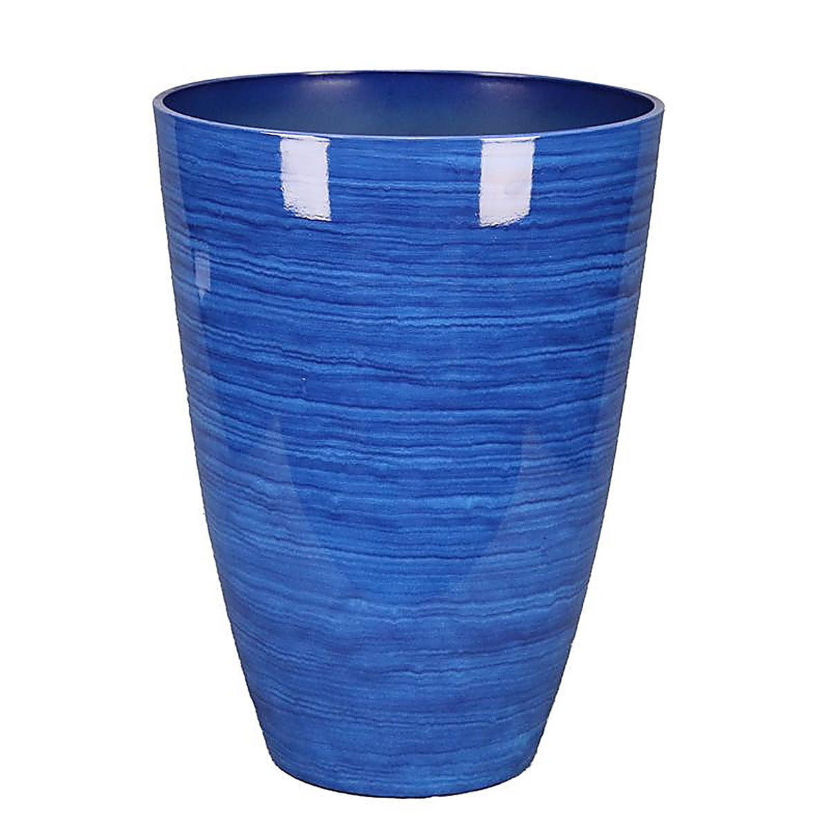 L&G Solutions - PVD9016DBI - L&g 22 In. H X 16 In. D Polyresin Baja Planter Cobalt