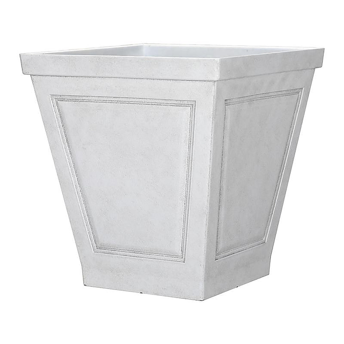 L&G Solutions - PVE5516TWI - L&g 16.7 In. H X 16 In. D Polyresin New England Planter White