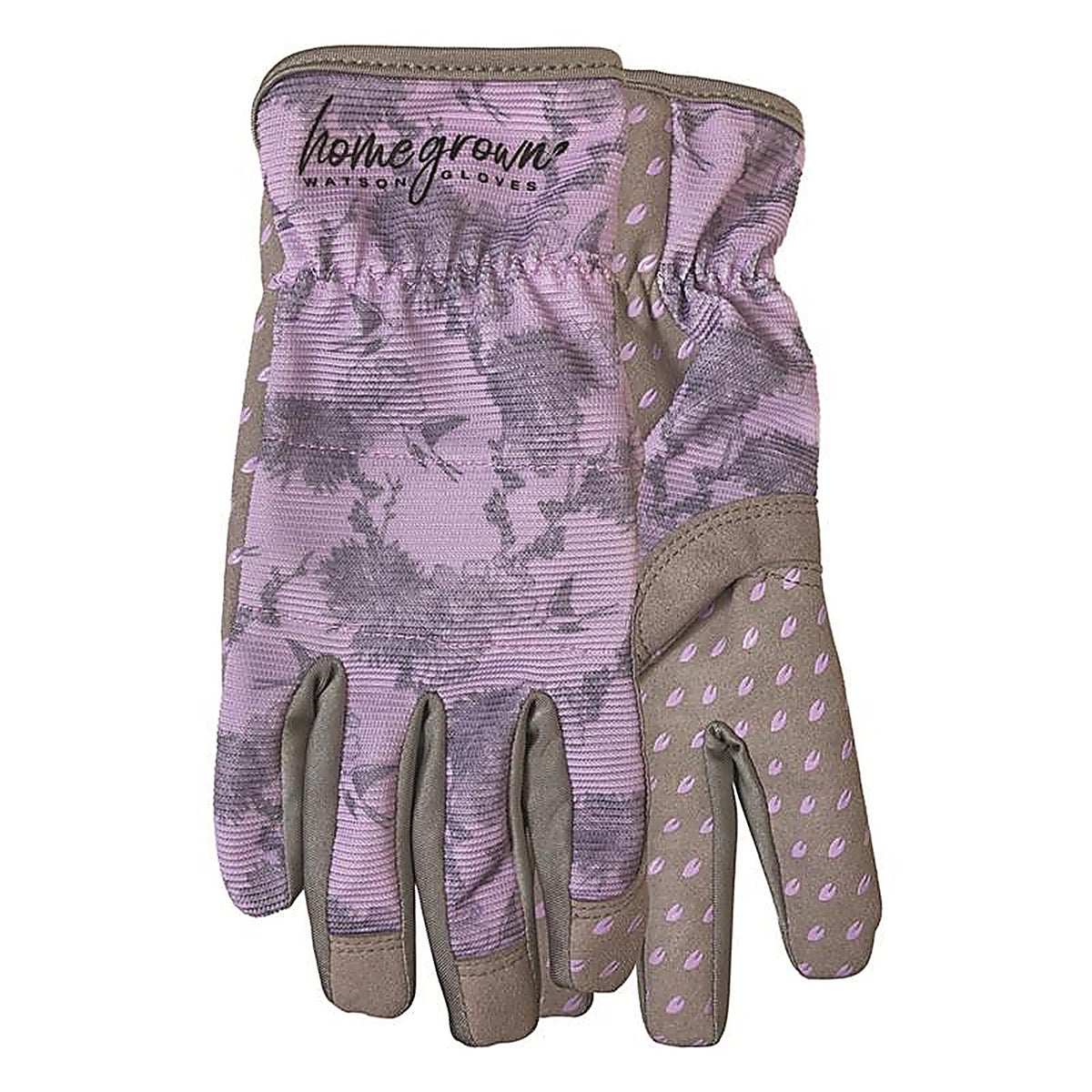 Watson Gloves - 204-M - Sparrow M Spandex Sparrow Purple/Grey Gardening Gloves