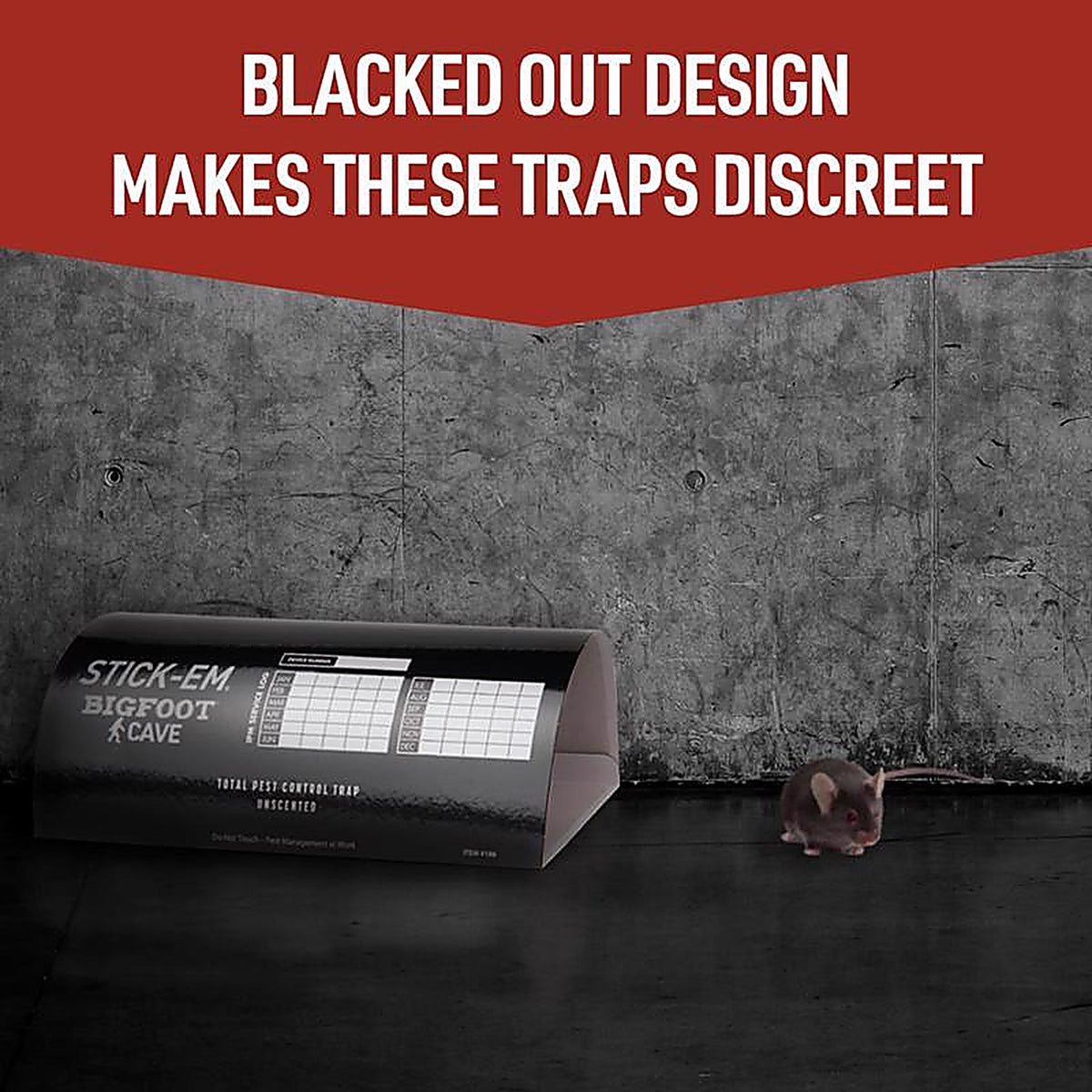 JT Eaton - 188-4P - Stick-Em Pro Series Bigfoot Extra Large Glue Board Trap for Insects/Rodents/Snakes 4 Pack