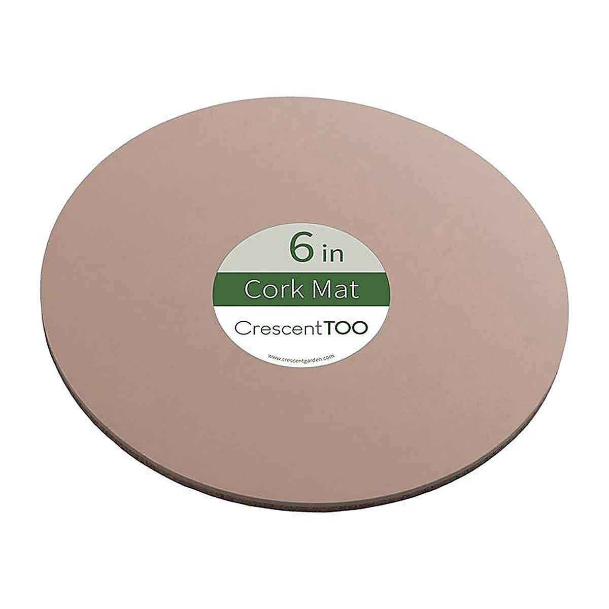 Crescent Garden - BC060S00C - 6 In. D Cork/Plastic Planter Mat Natural