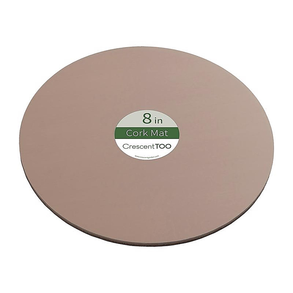 Crescent Garden - BC080S00C - 8 In. D Cork/Plastic Planter Mat Natural