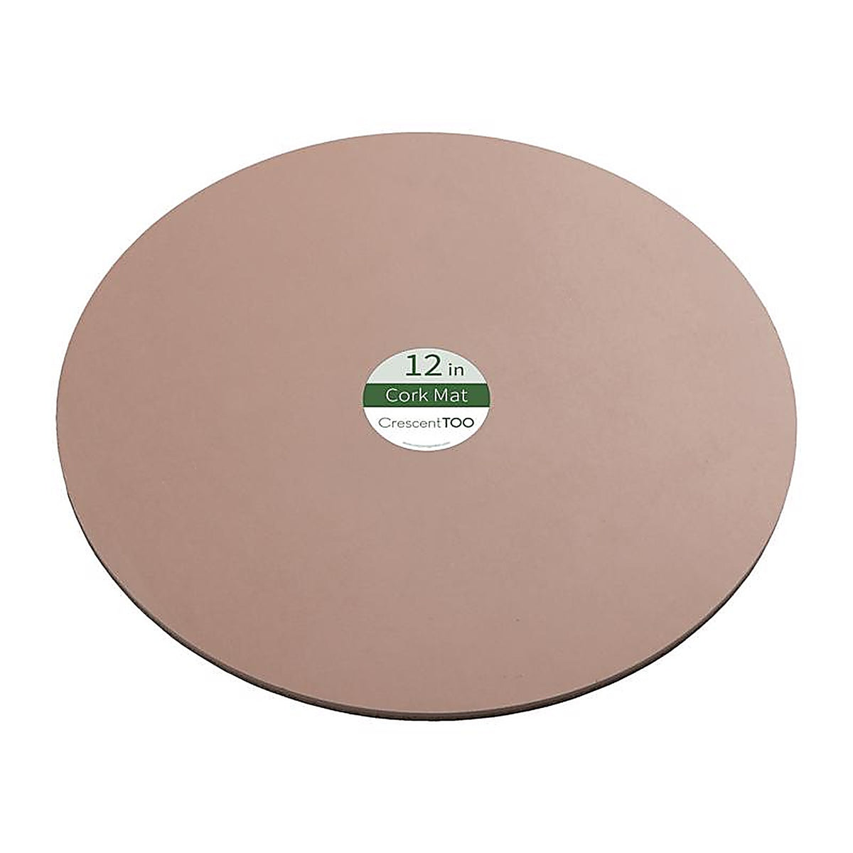 Crescent Garden - BC120S00C - 12 In. D Cork Planter Mat Natural