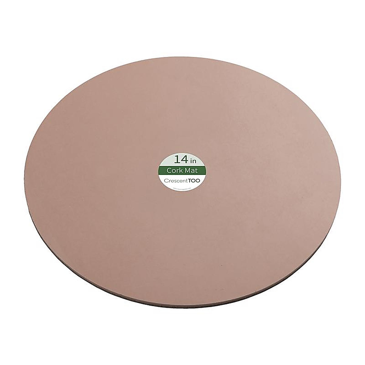 Crescent Garden - BC140S00C - 14 In. D Cork/Plastic Planter Mat Natural