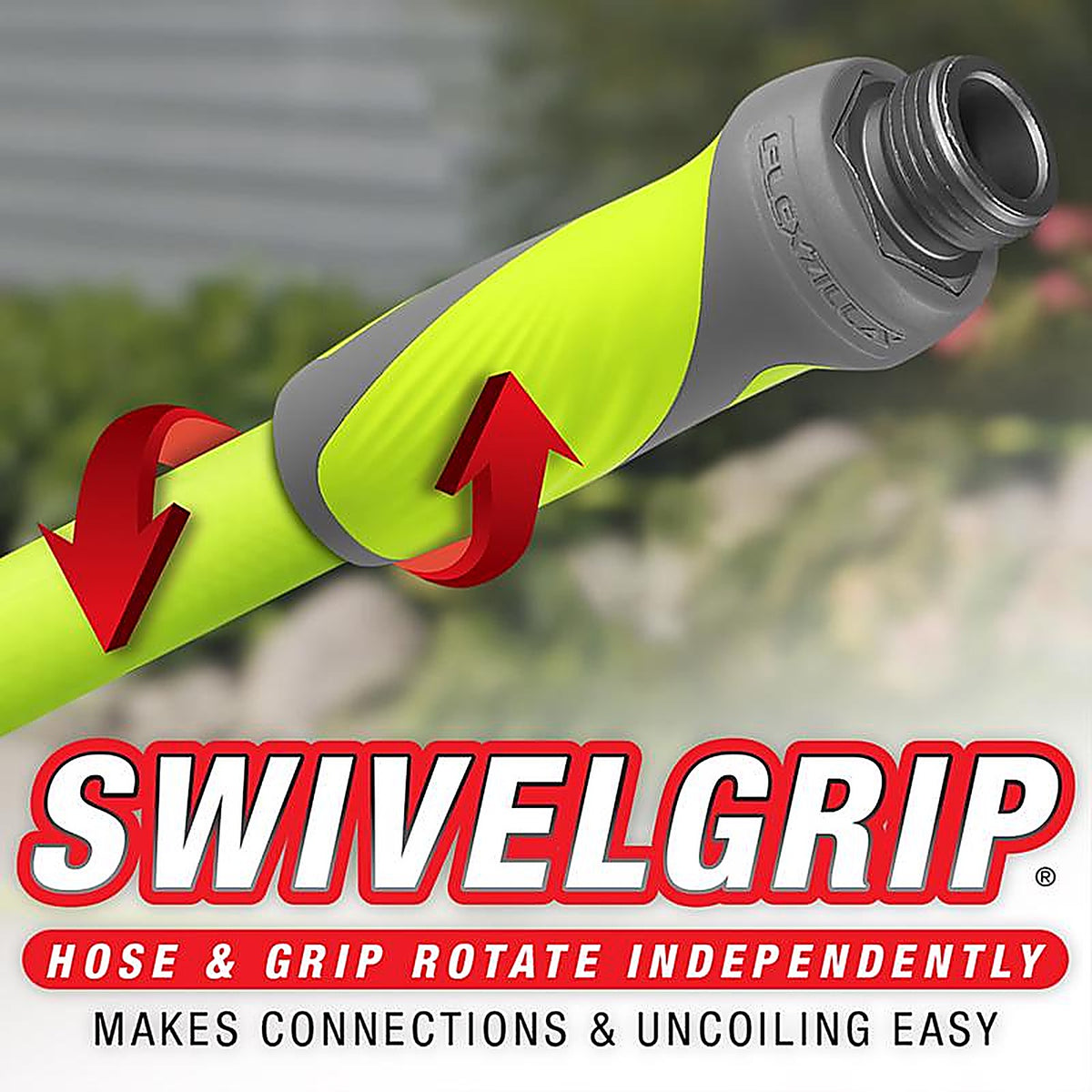 Legacy - HFZG505YWS - Flexzilla Swivelgrip 5/8 In. D X 5 Ft. L Heavy Duty Premium Grade Garden Hose