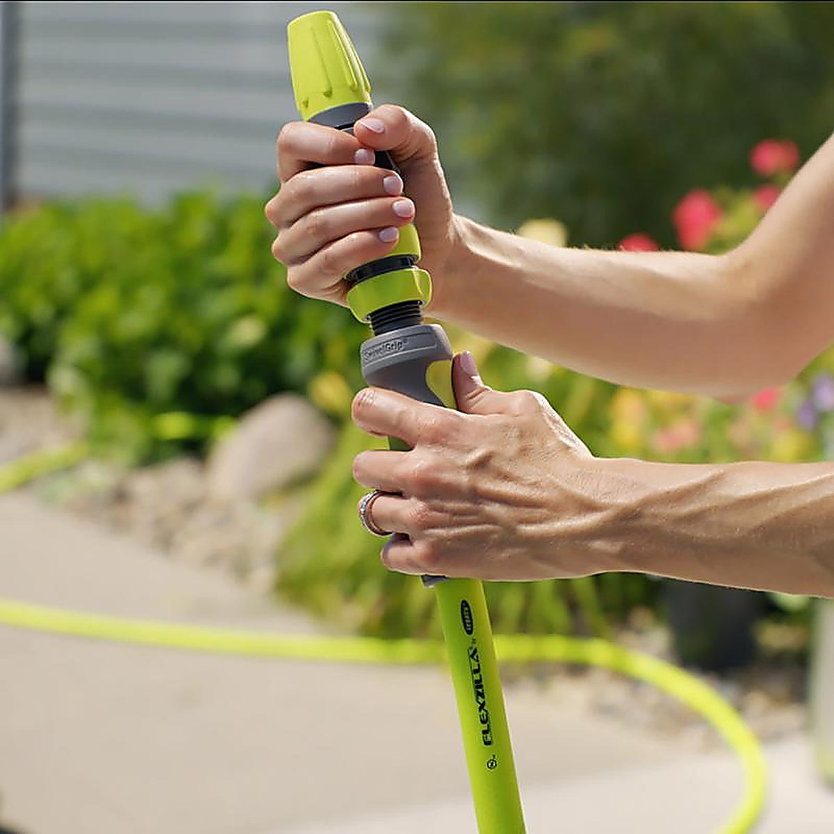 Legacy - HFZG505YWS - Flexzilla Swivelgrip 5/8 In. D X 5 Ft. L Heavy Duty Premium Grade Garden Hose