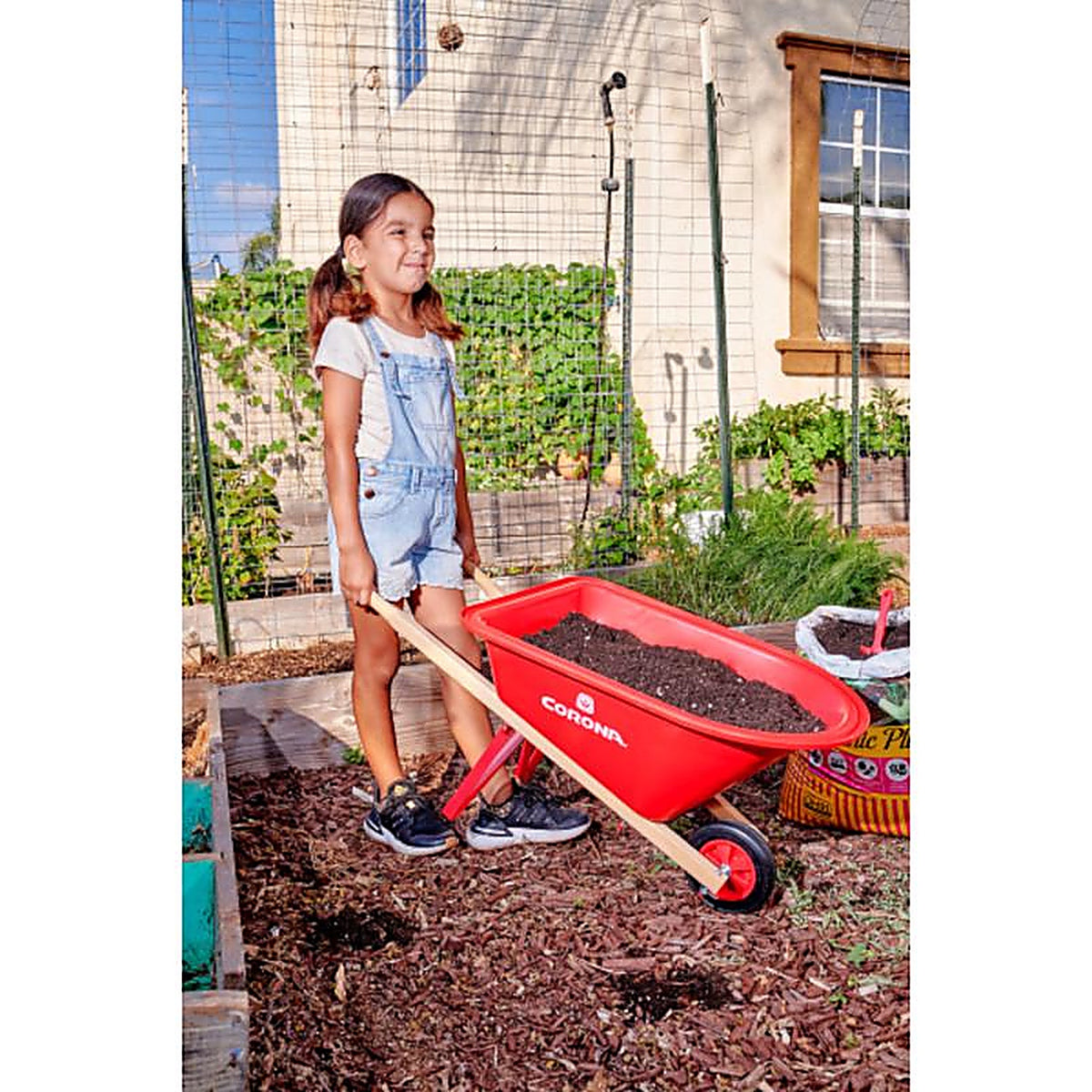 Corona - KD 1002 - Childrens Poly Wheelbarrow 1.25 CU Ft