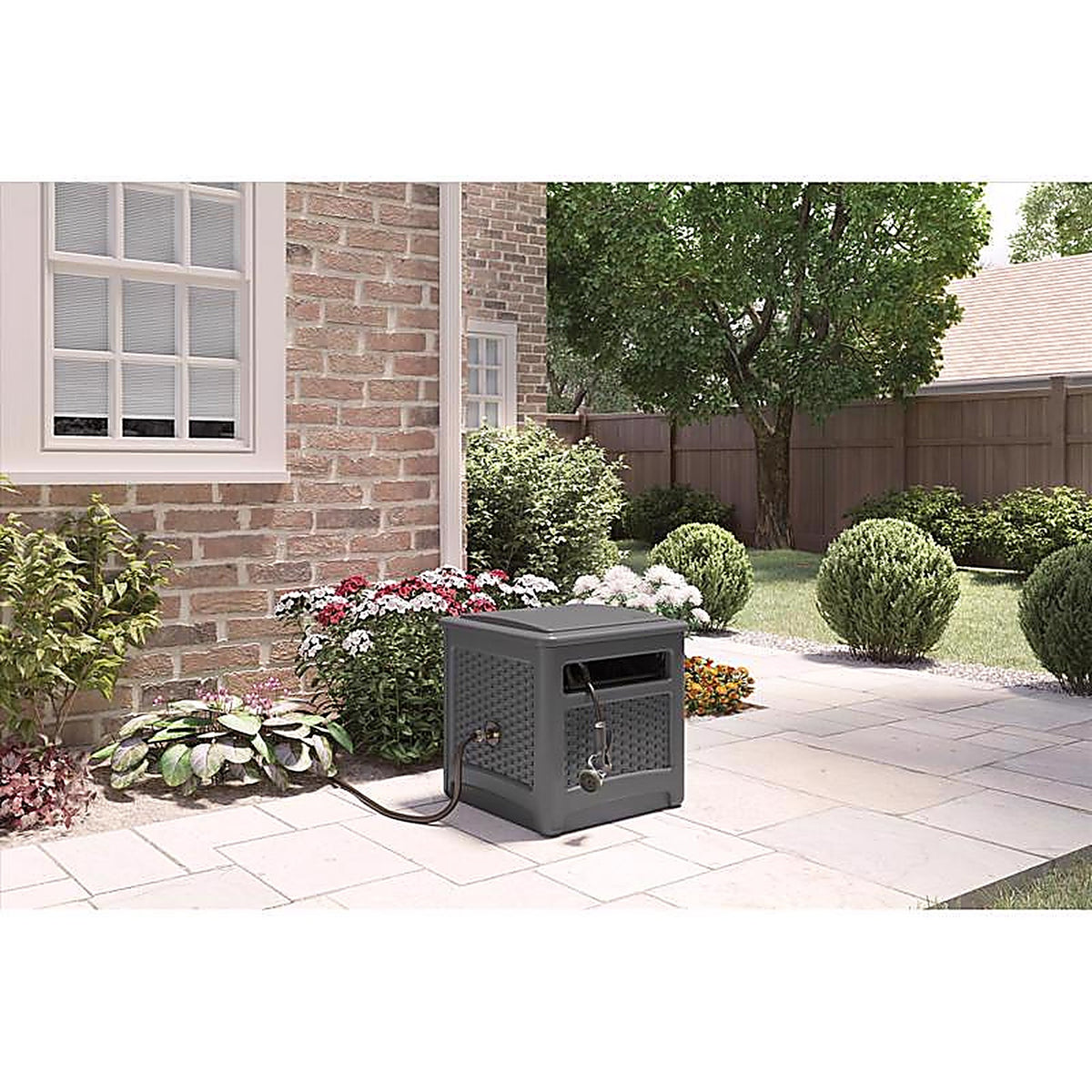 Suncast - CPLSMT212WP - Smart Trak 225 Ft. Gray Free Standing Hideaway Hose Reel