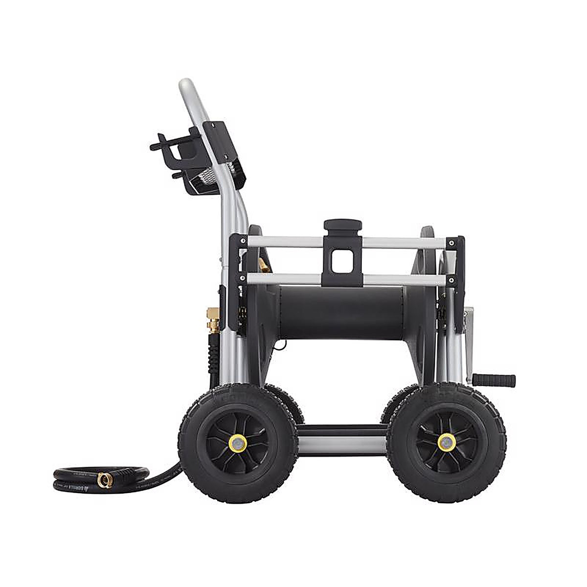 Gorilla - GRC-250G - 250 Ft. Black/Gray Wheeled Hose Reel Cart