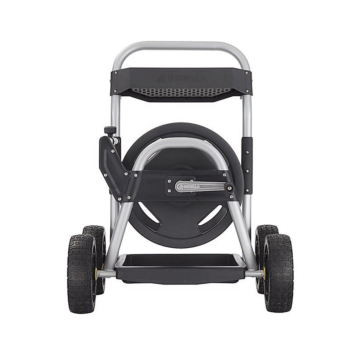 Gorilla - GRC-250G - 250 Ft. Black/Gray Wheeled Hose Reel Cart