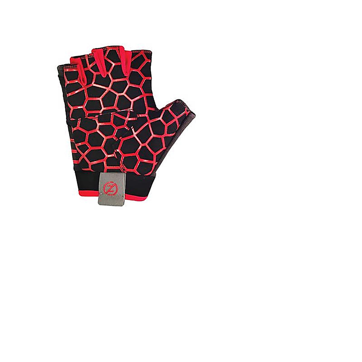 Zero Friction - WG610001 - Mens Universal Fit Work Gloves Black/Red One Size Fits Most 1 Pair
