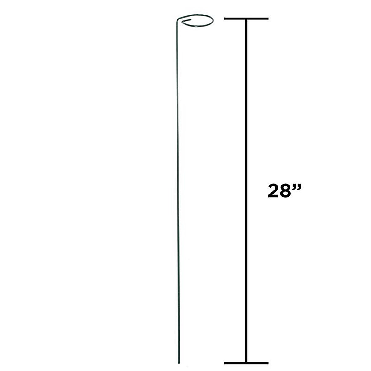 Panacea - 89335 - 28 In. H X 1.5 In. W X 0.5 In. D Green Metal Plant Stake