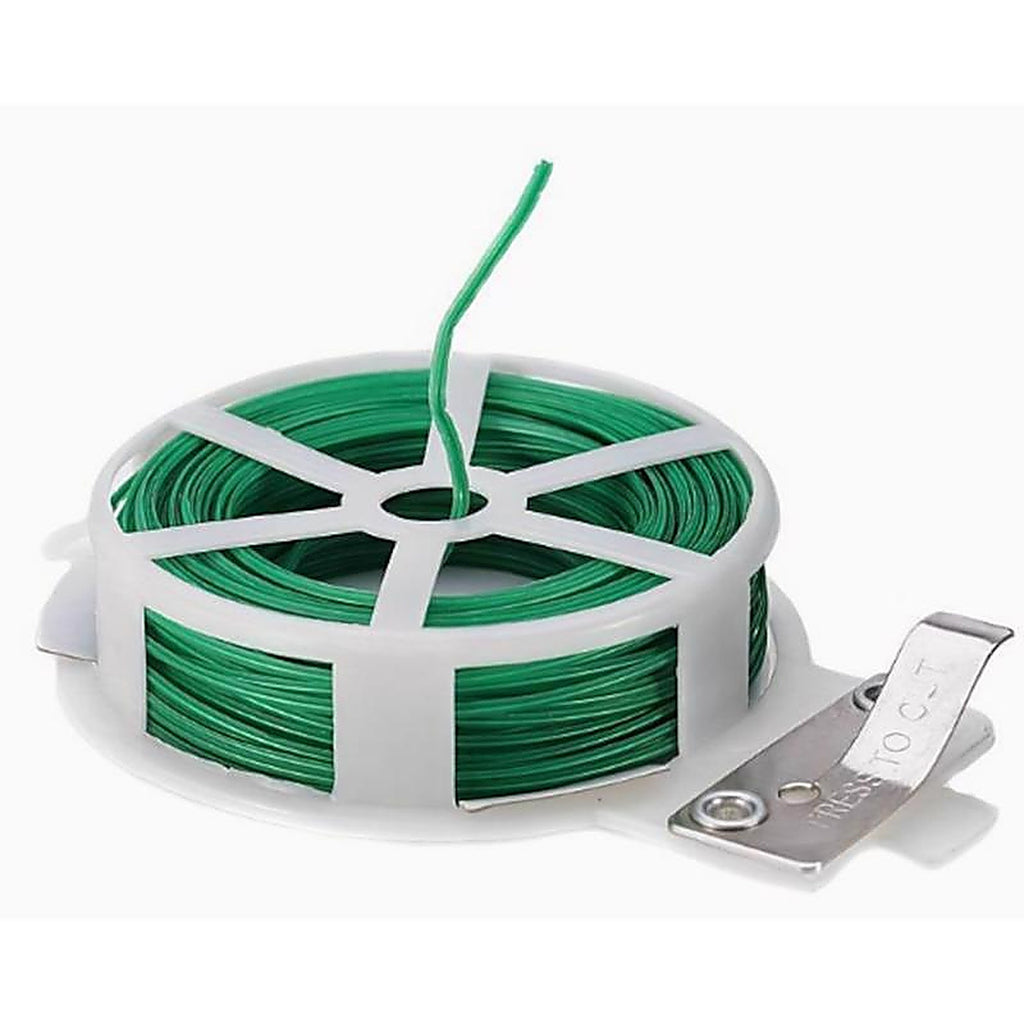 Panacea - 86871 - Green Metal Plant Support Twist Tie