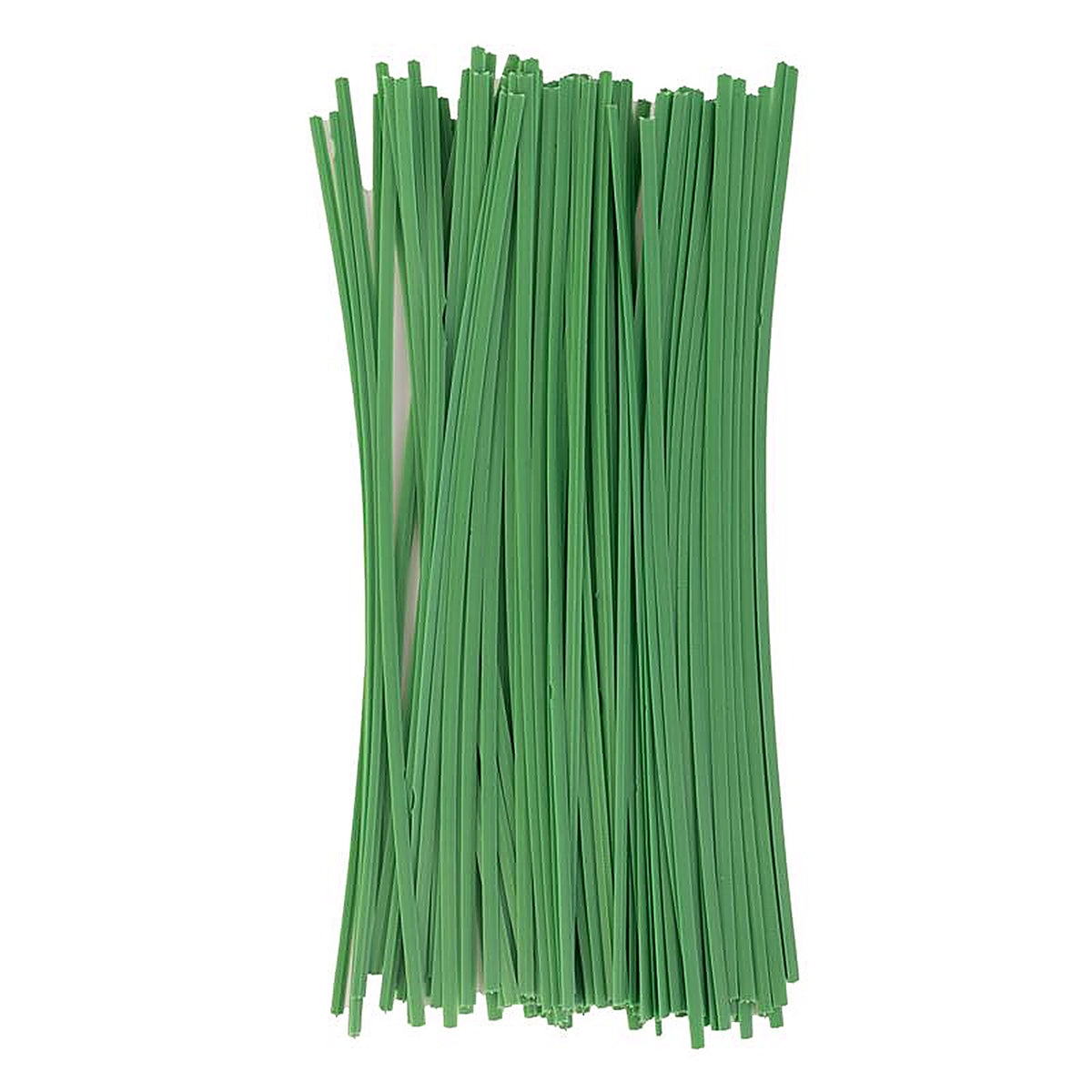 Panacea - 86844 - 8 In. H X 2.8 In. W X 0.5 In. D Green Coated Wire Plant Support Twist Tie