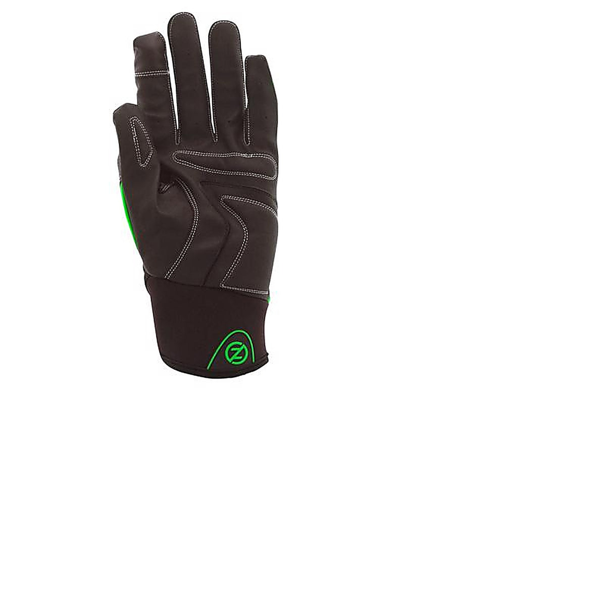 Zero Friction - WG15008 - Mens Work Gloves Black/Lime One Size Fits Most 1 Pair