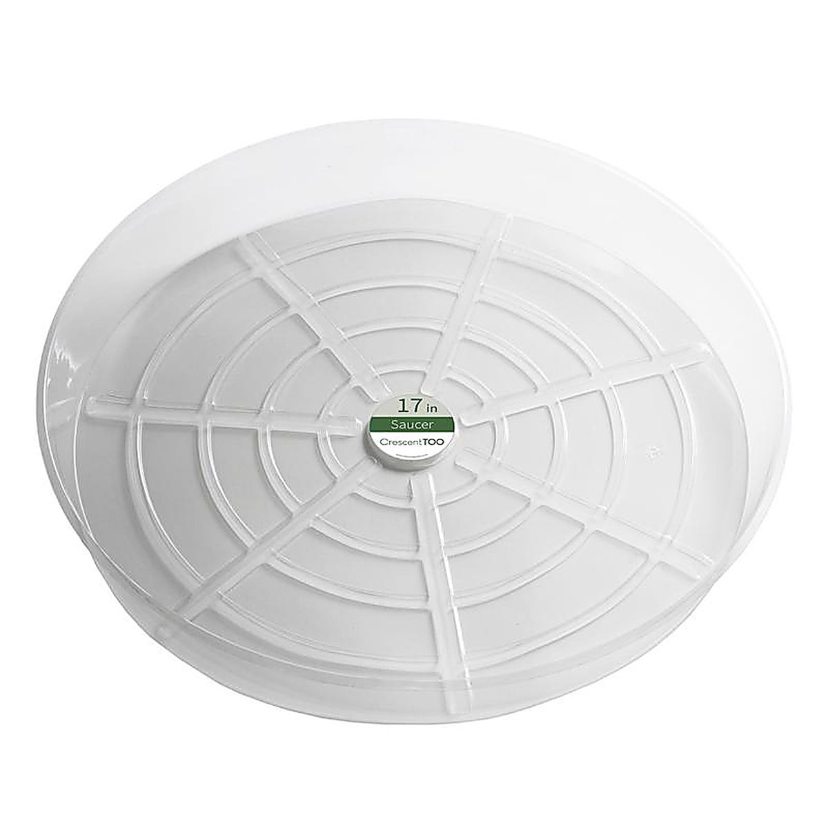 Crescent Garden - BV170S00C - 17 In. D Plastic Plant Saucer Clear