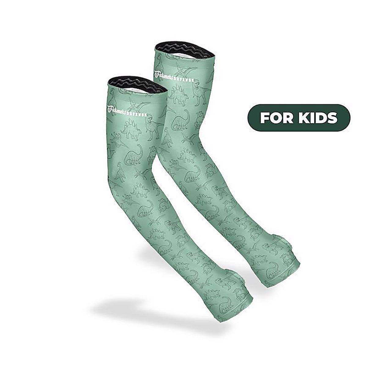 Farmers Defense - KSLV-DINO-S - S Polyester/Spandex Dino Green Protection Sleeves