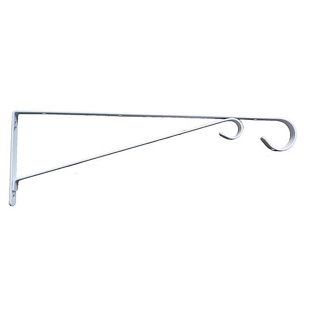 Living Accents - 58022 - White Steel 15 In. H Straight w/Loop Plant Hook 1 Pack