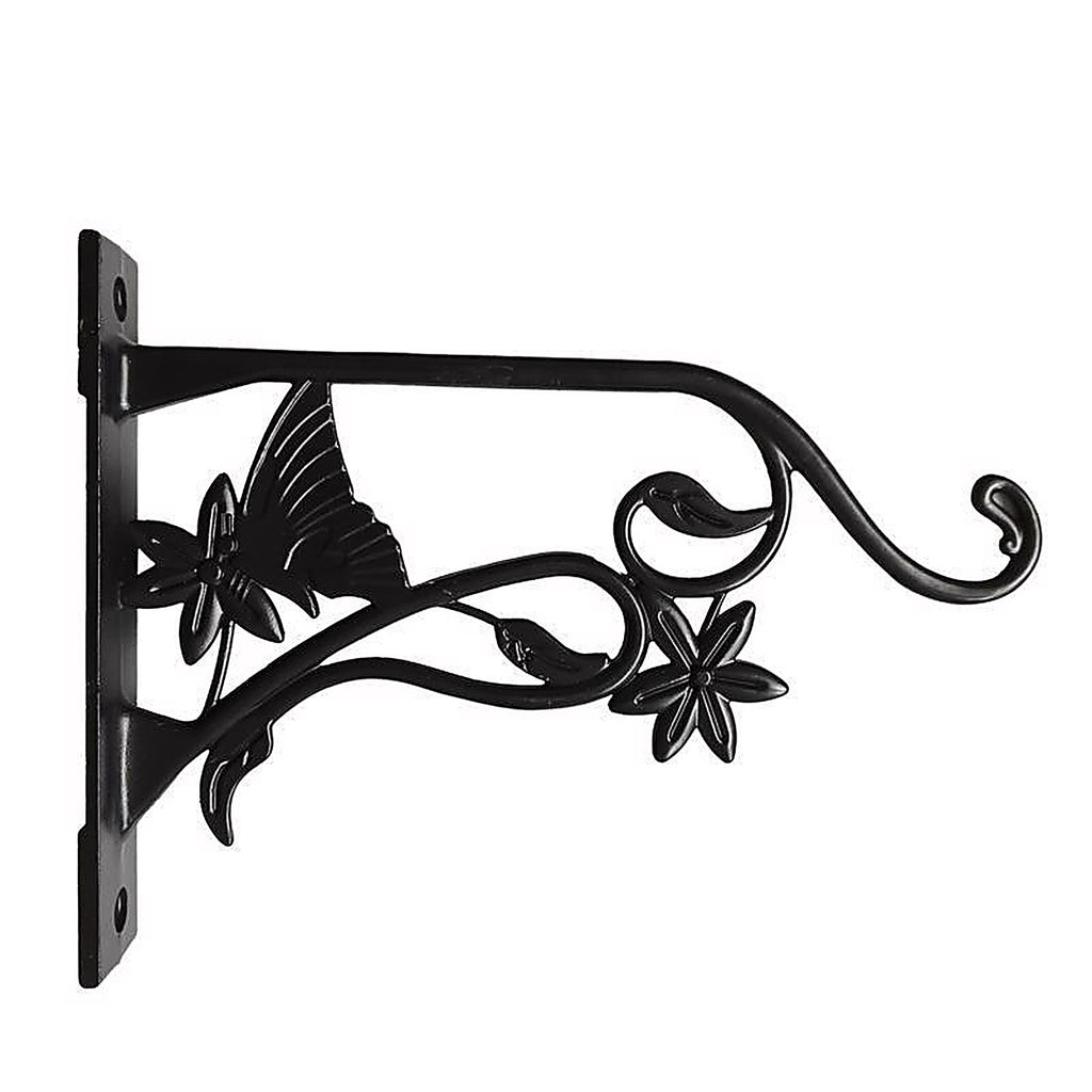 Living Accents - 58028 - Black Aluminum 9 In. H Butterfly Plant Hook 1 Pack