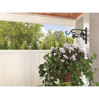 Living Accents - 58028 - Black Aluminum 9 In. H Butterfly Plant Hook 1 Pack