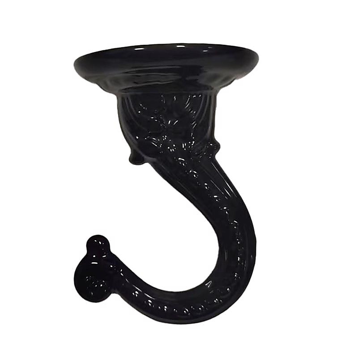 Living Accents - 58029 - Black Zinc 2 In. H Sturdy Swag Hook 1 Pack