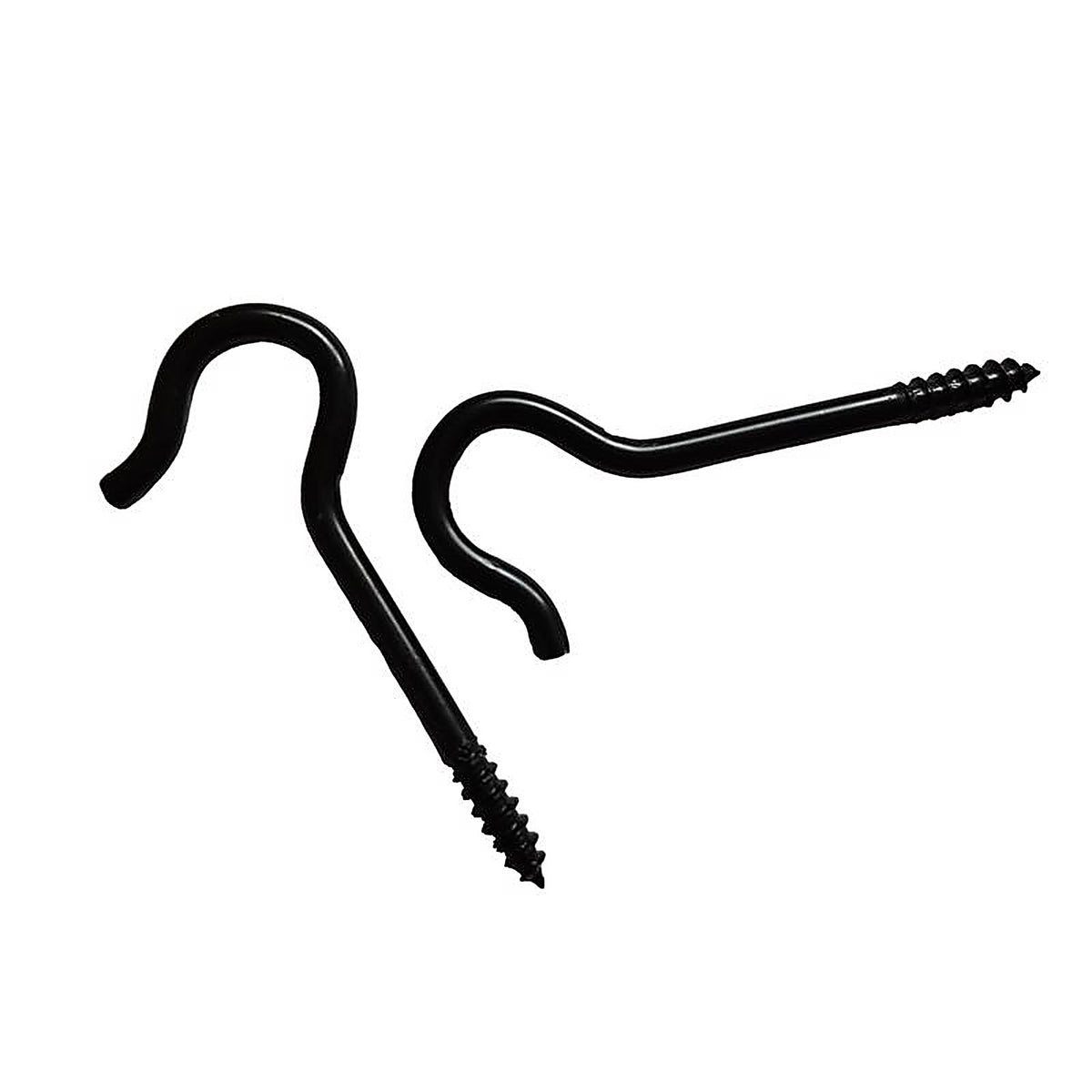 Living Accents - 58040 - Black Steel 2.5 In. H Sturdy Swag Hook 5 Pack