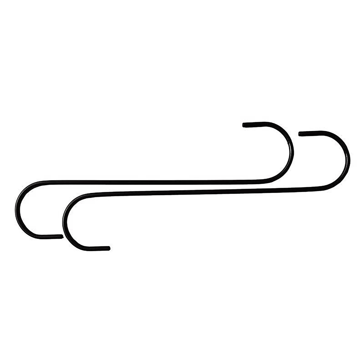 Living Accents - 58046 - Black Steel 12 In. H S Extender Hook 2 Pack