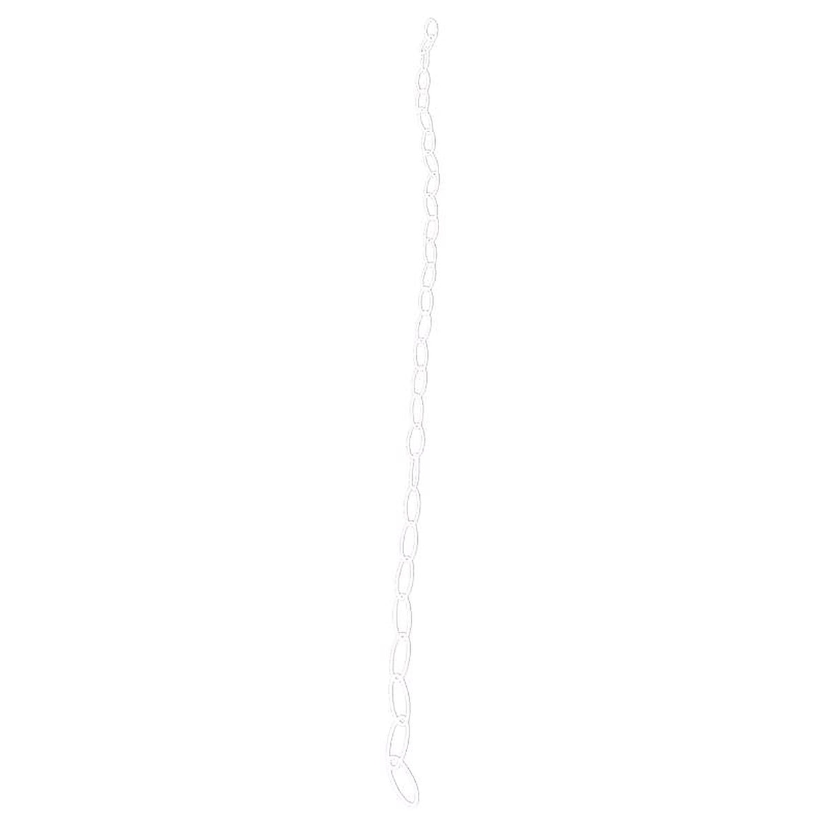 Living Accents - 58023 - White Steel 36 In. H Sturdy Extender Chain 1 Pack
