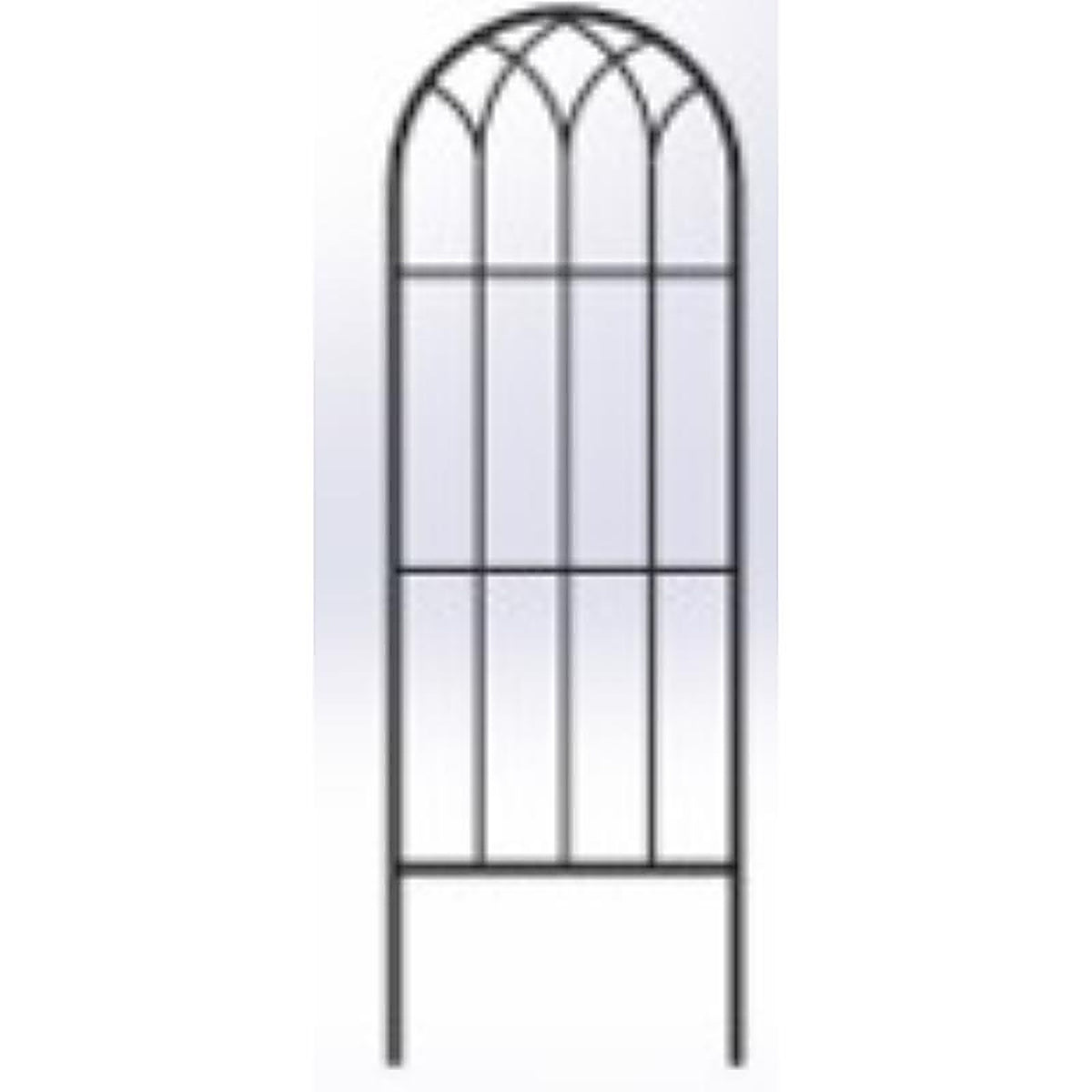 Living Accents - 58074 - 24 In. H Black Steel Trellis