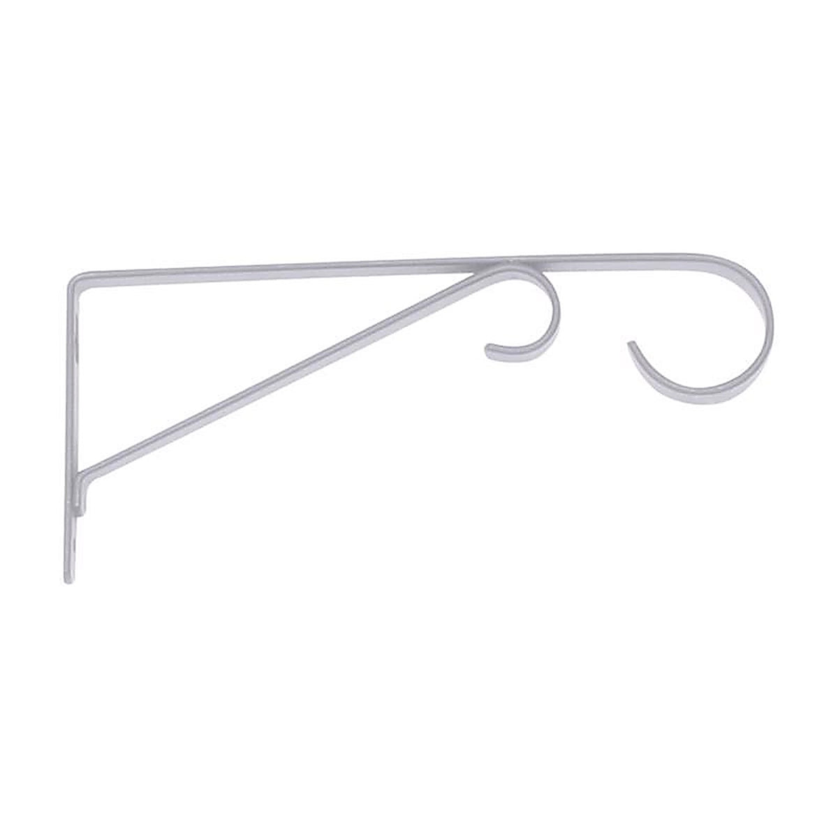 Living Accents - 58018 - White Steel 9 In. H Straight with Loop Plant Hook 1 Pack