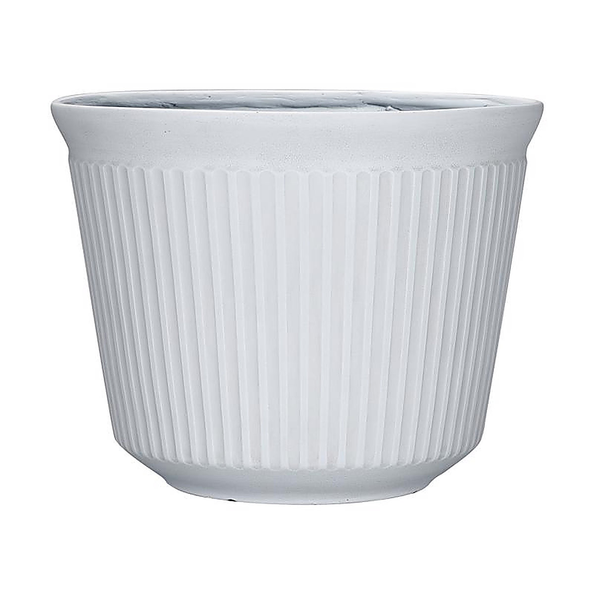 L&G Solutions - PVJ5012TWJ - L&g 9.33 In. H X 12 In. W X 12 In. D X 12 In. D Polyresin Finola Planter White