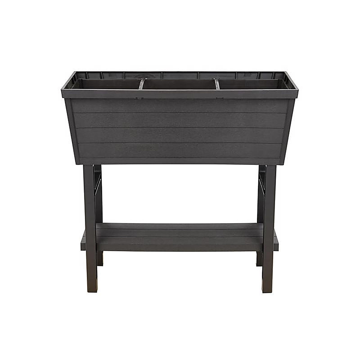 Polymer Outdoor - 999-2200-POP - Products 31 In. H X 32.25 In. W X 14.5 In. D Pp Plastic Elevated Garden Box Brown