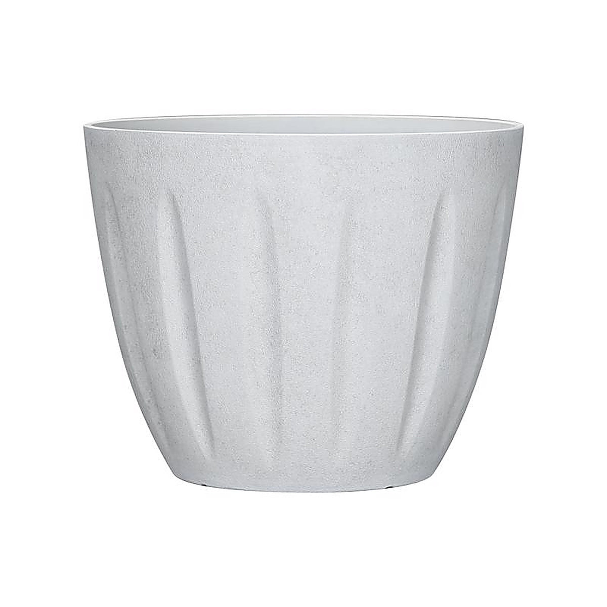 L&G Solutions - PVI8012TWJ - L&g 9.6 In. H X 12 In. W X 12 In. D X 12 In. D Polyresin Spritzer Planter White