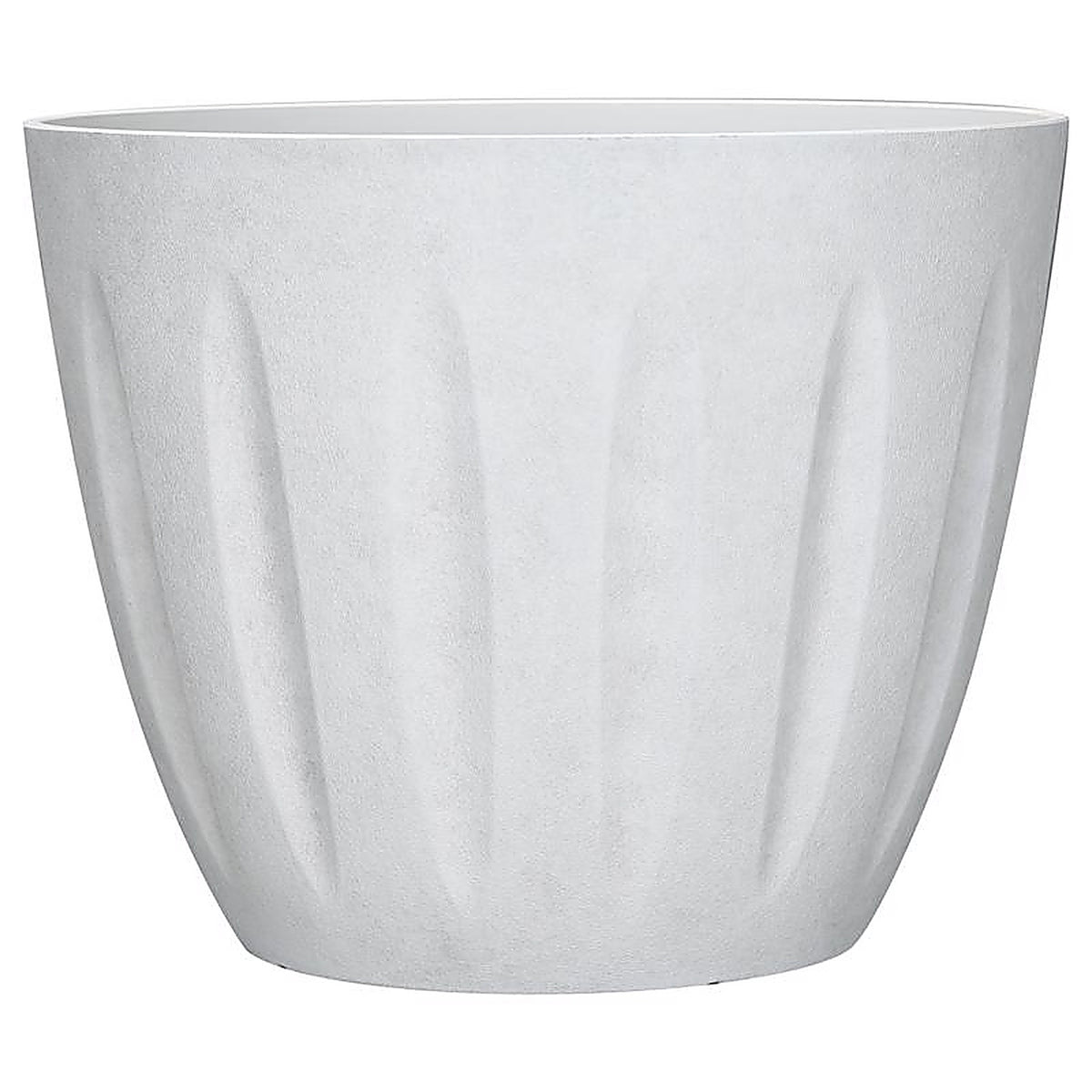 L&G Solutions - PVI8016TWJ - L&g 12.8 In. H X 16 In. W X 16 In. D X 16 In. D Polyresin Spritzer Planter White