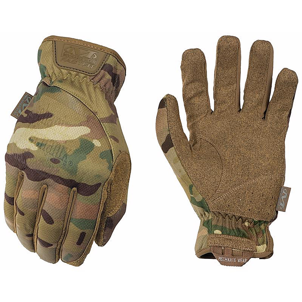 Mechanix Wear - FFTAB-78-010 - Multicam Fastfit Mens Tactical Gloves Camouflage L 1 Pair