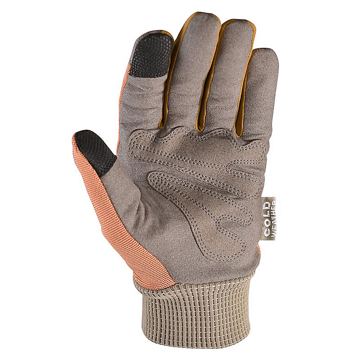 Wells Lamont - 7808DM - Womens Outdoor Winter Gloves Gray/Orange M 1 Pair