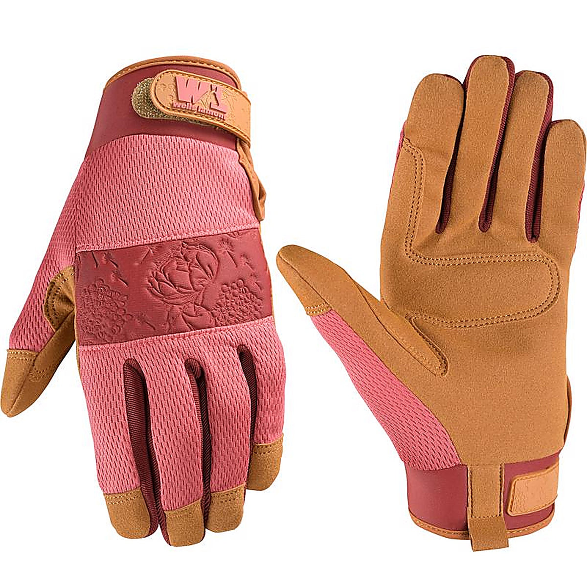 Wells Lamont - 7759L-700 - Womens Outdoor Work Gloves Pink L 1 Pair