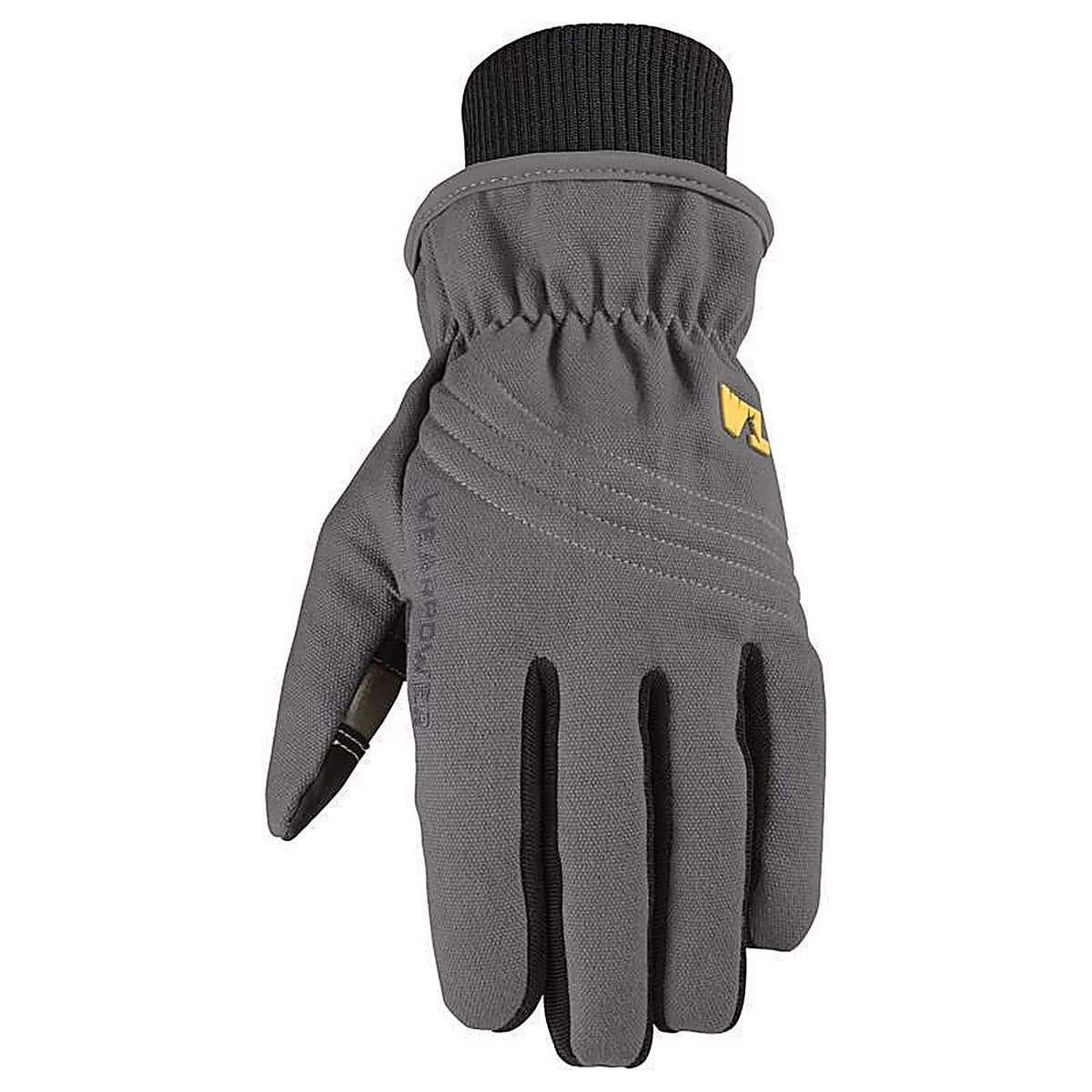 Wells Lamont - 7748L - Mens Outdoor Winter Work Gloves Black/Gray L 1 Pair