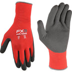 Wells Lamont - 448L-600 - Fx3 Mens Outdoor Work Gloves Gray/Red L 1 Pair