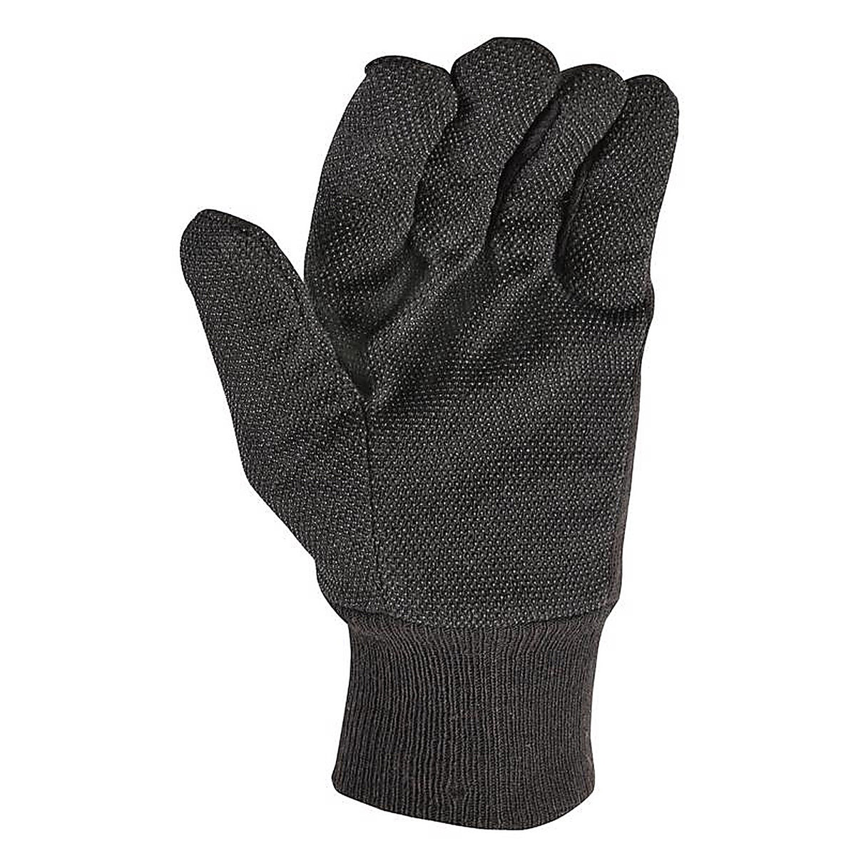 Wells Lamont - 302LF - Mens Outdoor Rubber Grip Jersey Work Gloves Brown L 3 Pair