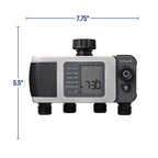 Orbit - 24634 - B-Hyve Programmable 4 Zone Bluetooth Sprinkler Timer