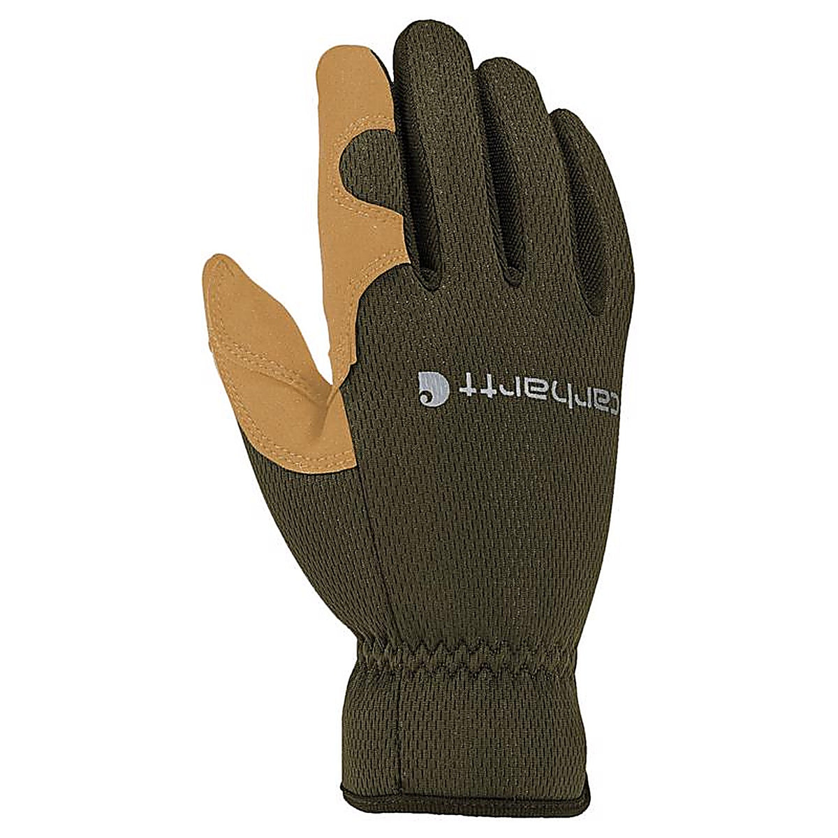 Carhartt - GD0794WBSLBLY-M - Womens Indoor/Outdoor Work Gloves Green/Yellow M 1 Pair