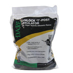 Dare - 2550-25 - Electric Fence T-Post Insulator Black