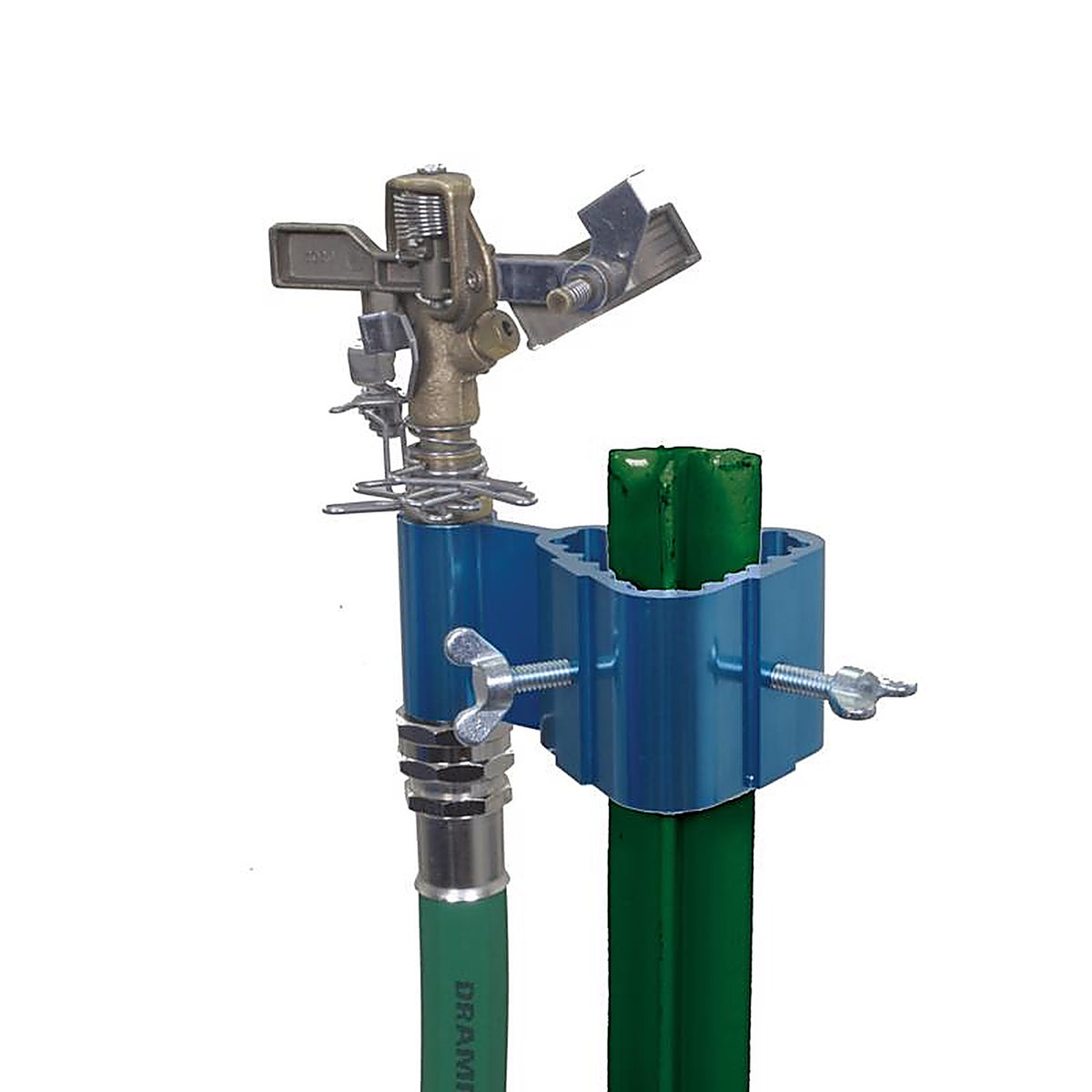 Dramm - 10-15205 - Colorstorm Aluminum T-Post Base 1-Pattern Impact Sprinkler Head with Stand 70 Sq Ft 1 Pack