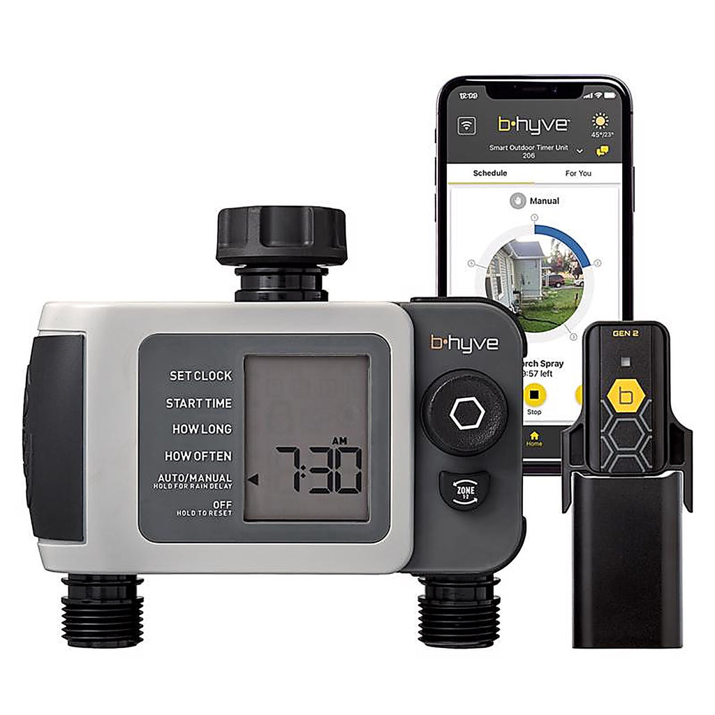 Orbit - 21632 - Byhve Programmable 2 Zone Wifi Hose Faucet Timer