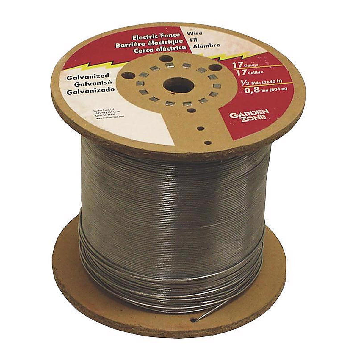 Ironridge - 660172 - 0.0453 In. H X 2640 Ft. L Galvanized Steel Electric Fencing Silver